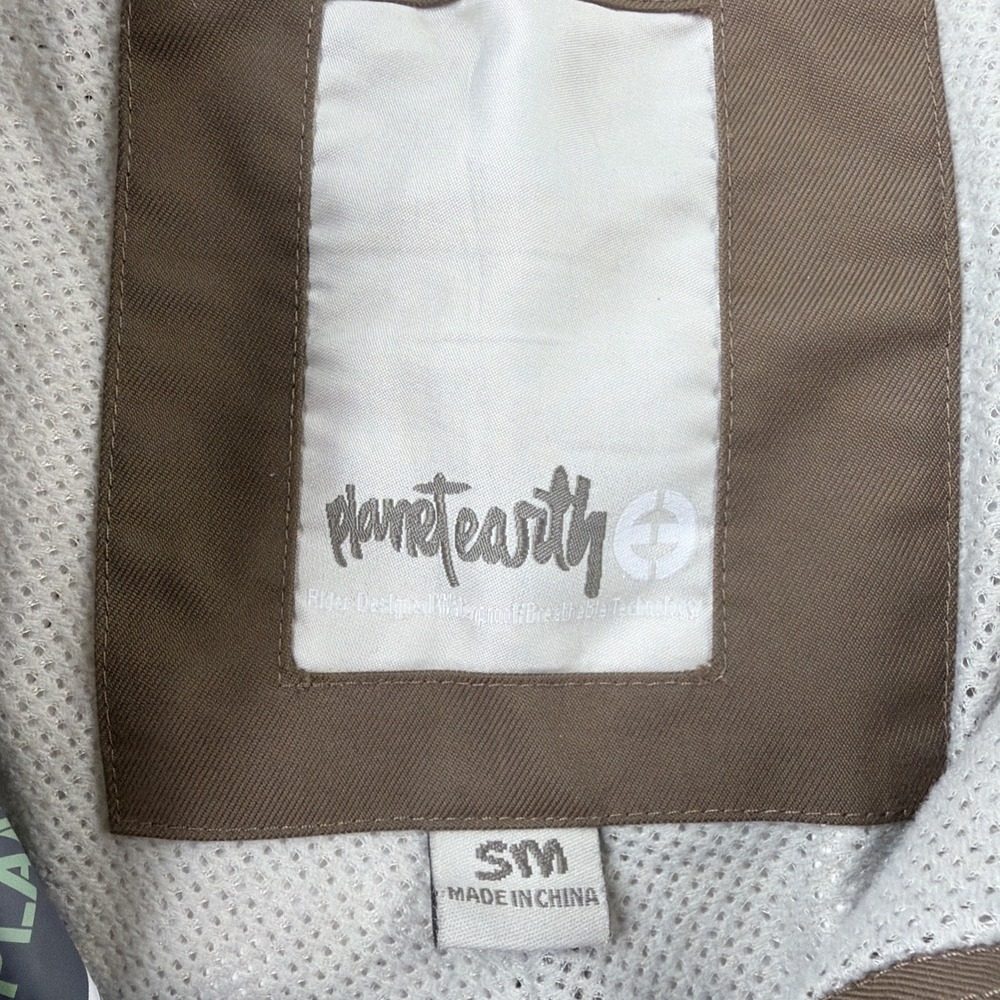 Planet Earth Snowboard Pants Womens S Brown Waterproof Baggy Snow Ski Y2K - Picture 3 of 13